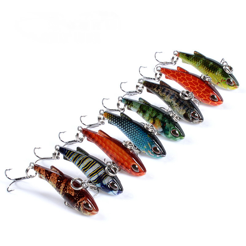 Fishing Lure Buzzbait - 8pcs 4cm 4g Mini Lipless VIB