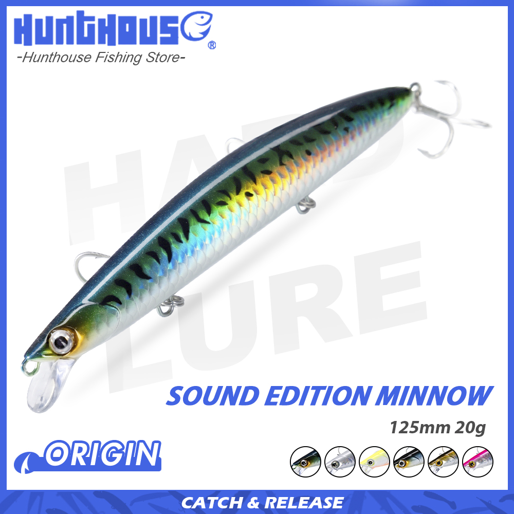 Fishing Lure Jerkbait - Hunthouse Sound Edition Minnow Fishing Lure