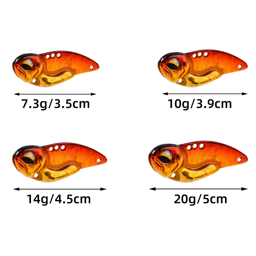 6pcs Metal VIB Fishing Lures 7 - Fishing Lure Blade Bait recensie en prijs