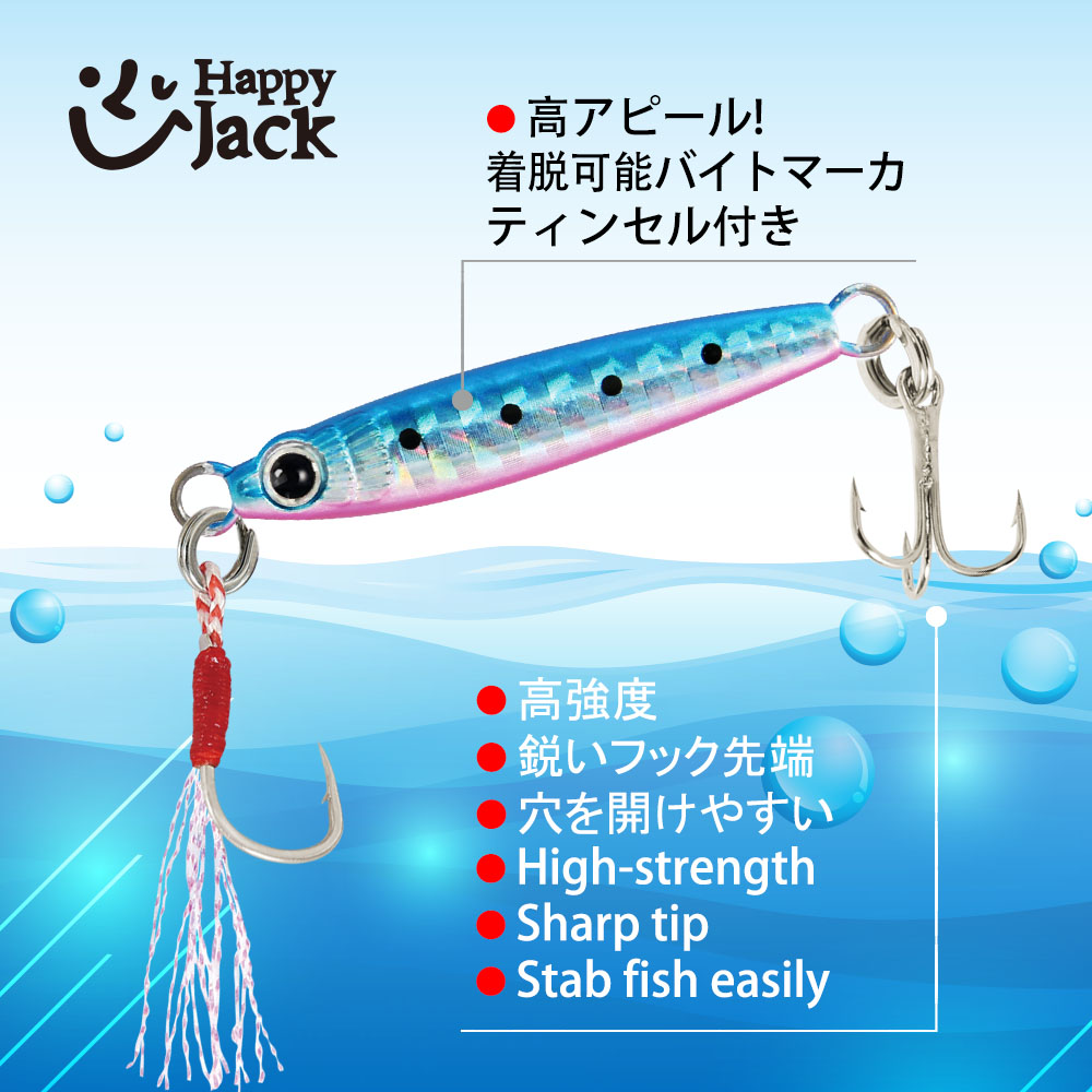HappyJack new Micro Metal Jig  - Fishing Lure Spoon recensie en prijs