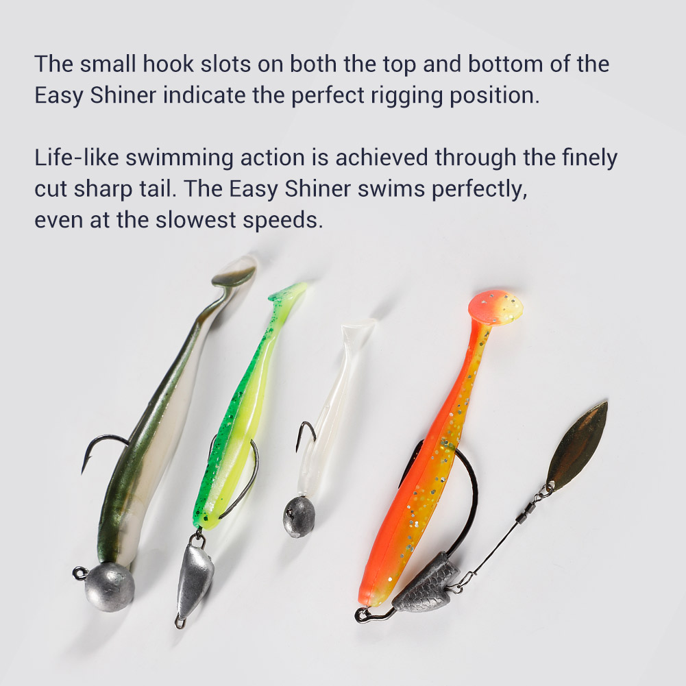 Noeby Easy Shiner Silicone Sha - Fishing Lure Soft Plastic recensie en prijs