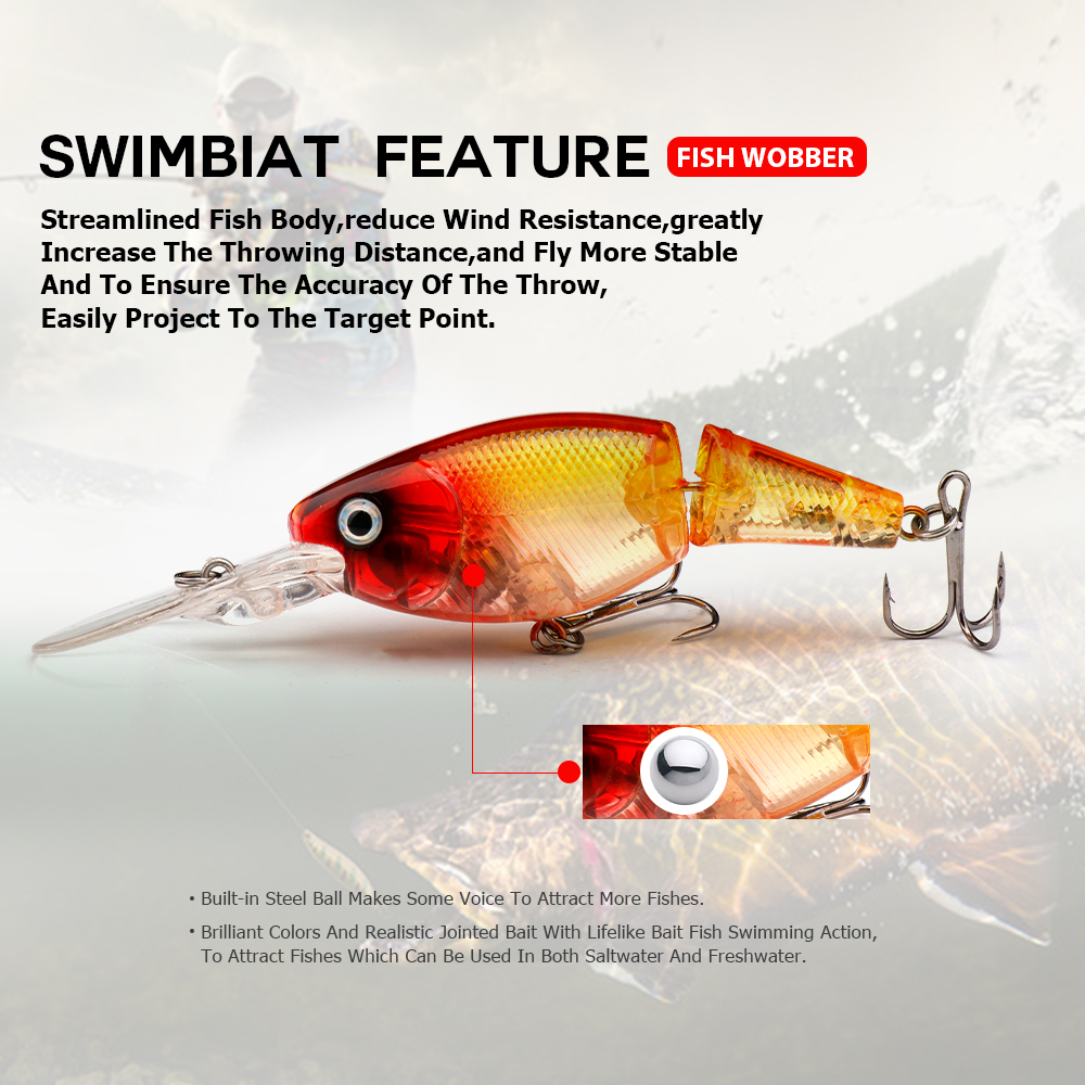 Agoie Deep Diving Crankbaits J - Fishing Lure Popper recensie en prijs