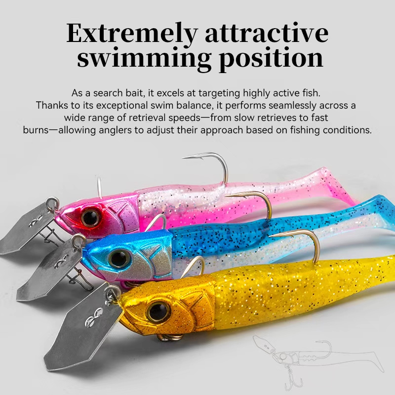 TSURINOYA FLUTTER 110mm 32g Lo - Fishing Lure Blade Bait recensie en prijs