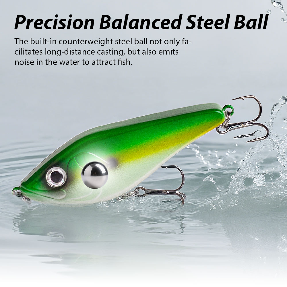 80mm/15.5g Muskies Jerkbait Pi - Fishing Lure Swimbait recensie en prijs