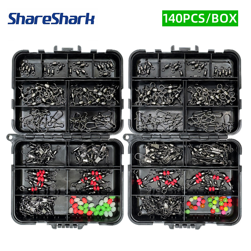 ShareShark 140Pcs fishing acce - Fishing Lure Box recensie en prijs