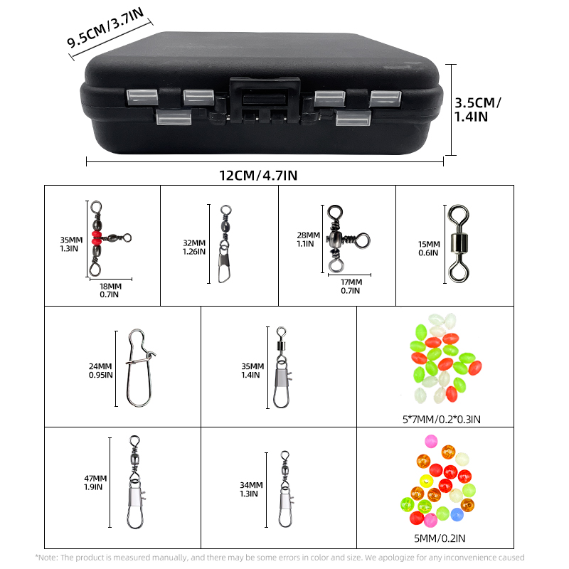ShareShark 140Pcs fishing acce - Fishing Lure Box recensie en prijs