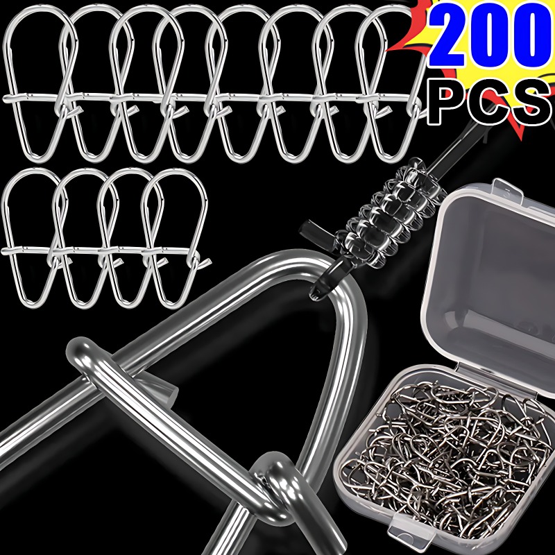 100/200PCS Stainless Steel Fis - Fishing Lure Accessories recensie en prijs