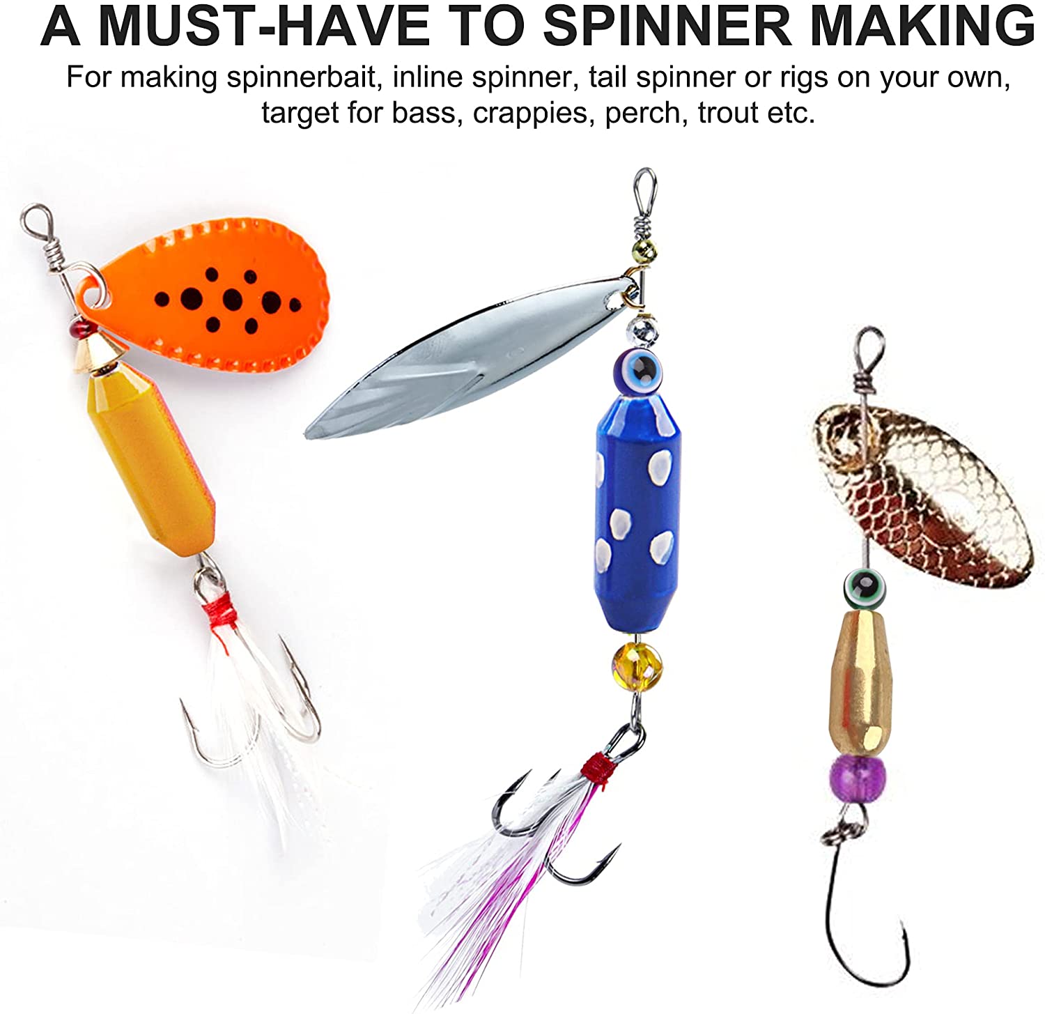 10pcs Fishing Brass Spinner Lu - Fishing Lure Spinnerbait recensie en prijs