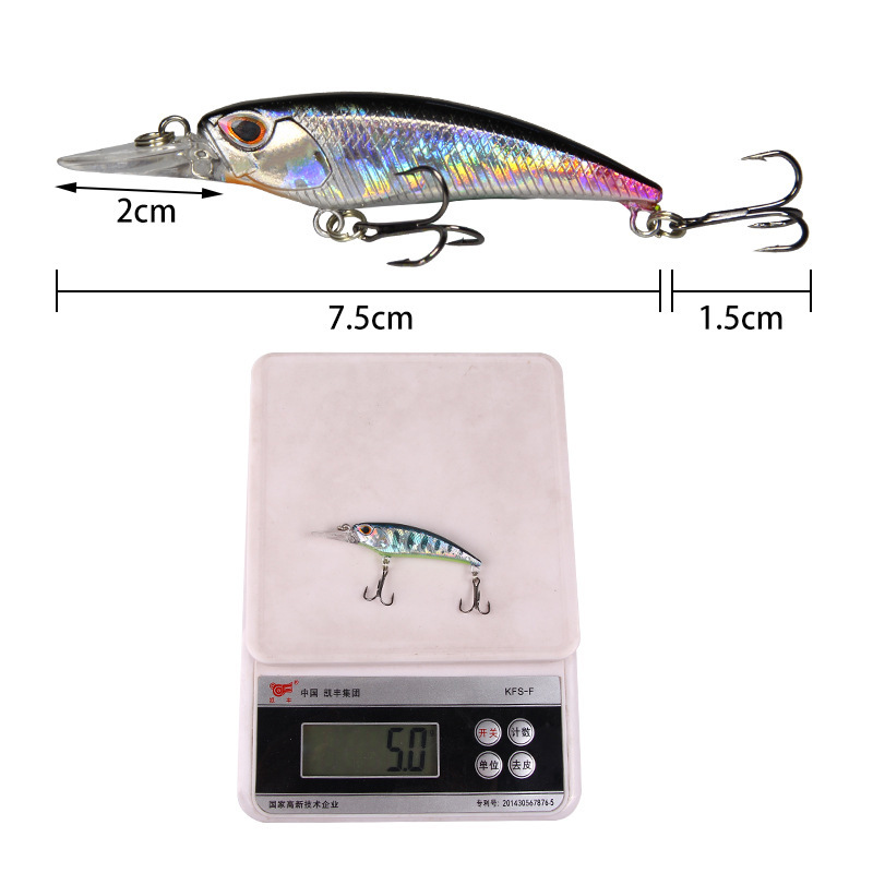1pcs 7.5cmM 5.1G Floating Long - Fishing Lure Jerkbait recensie en prijs