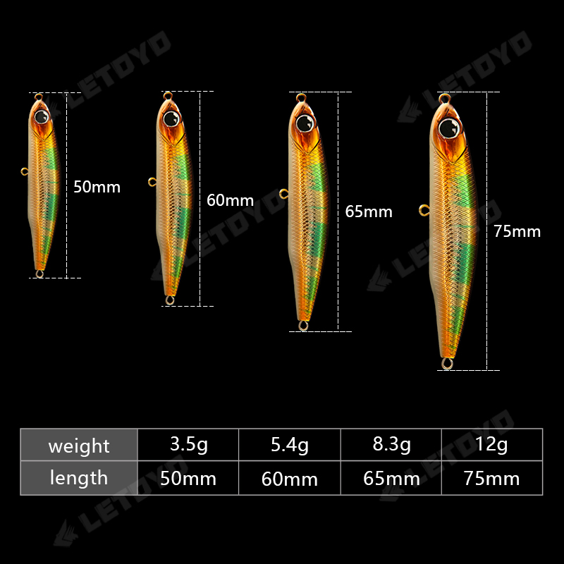 LETOYO Sinking Pencil 17g 12g- - Fishing Lure Swimbait recensie en prijs