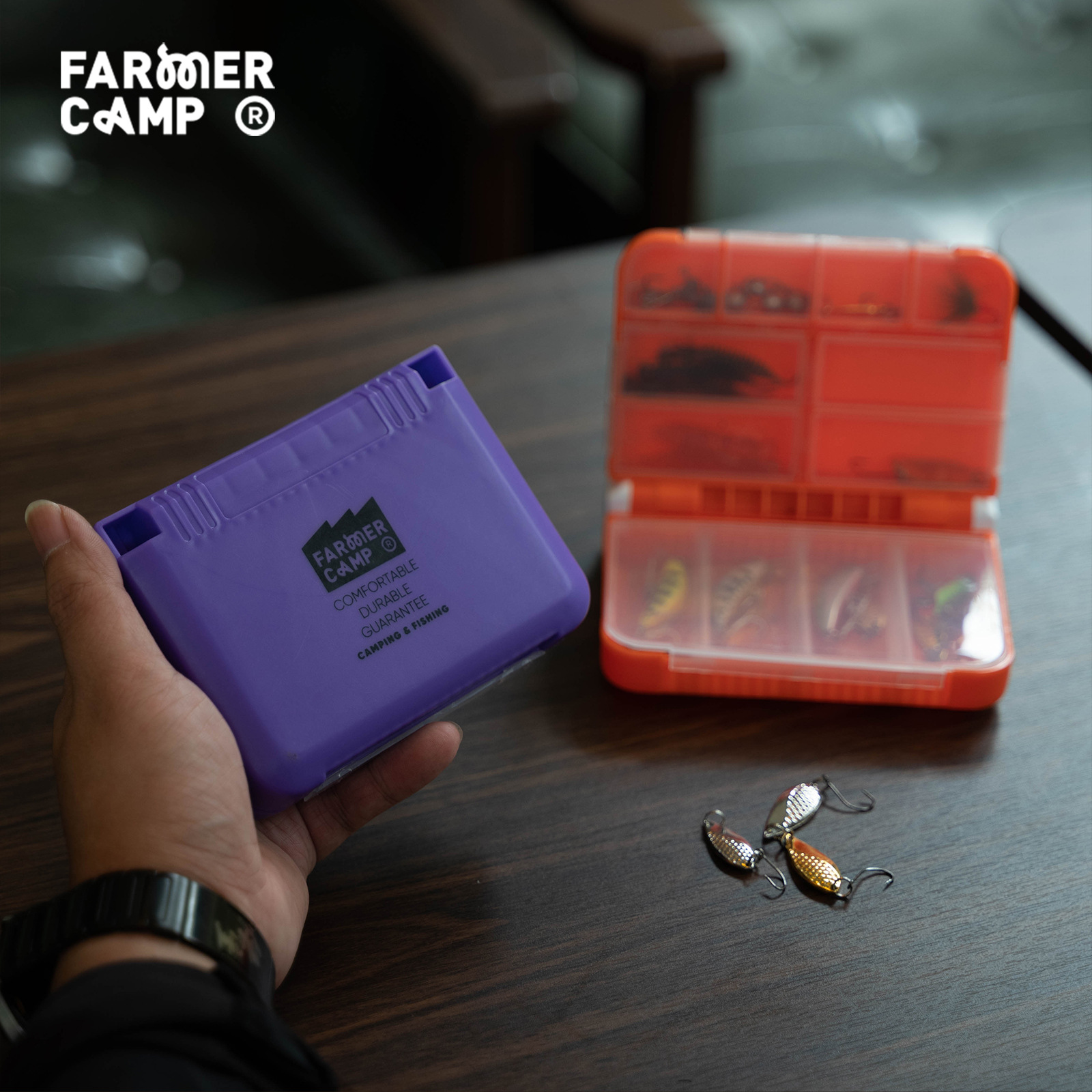 Portable Double Layer Fishing  - Fishing Lure Spoon recensie en prijs