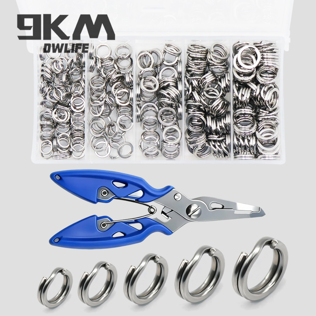 9KM 260-280pcs Fishing Split R - Fishing Lure Kit recensie en prijs