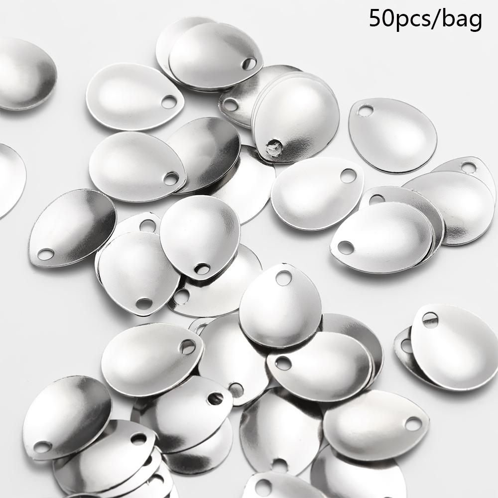 50PCS Silver Smooth Nickel Seq - Fishing Lure Spoon recensie en prijs