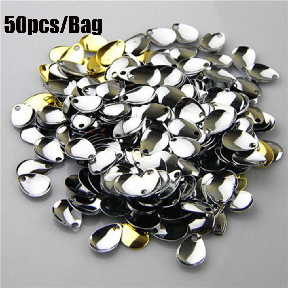 50PCS Silver Smooth Nickel Seq - Fishing Lure Spoon recensie en prijs