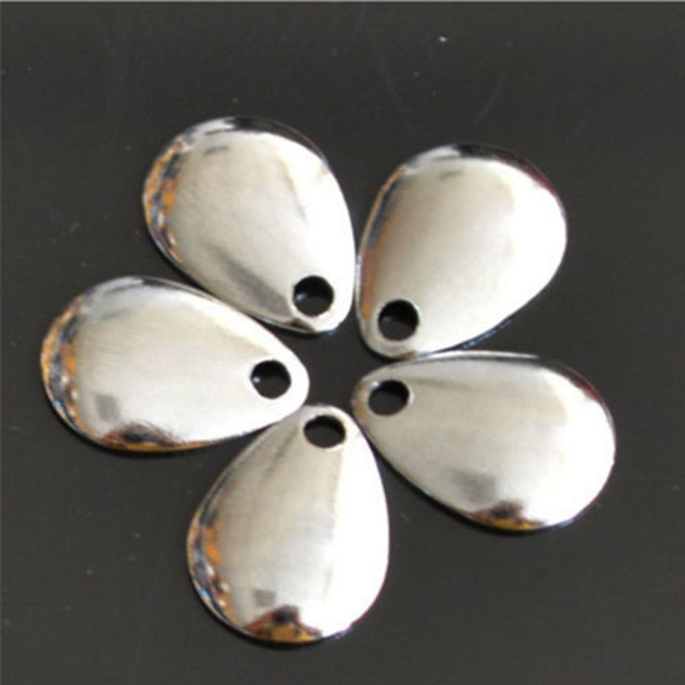 50PCS Silver Smooth Nickel Seq - Fishing Lure Spoon recensie en prijs
