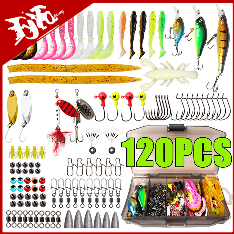 New 120PCS Fishing Lure Set So - Fishing Lure Swimbait recensie en prijs