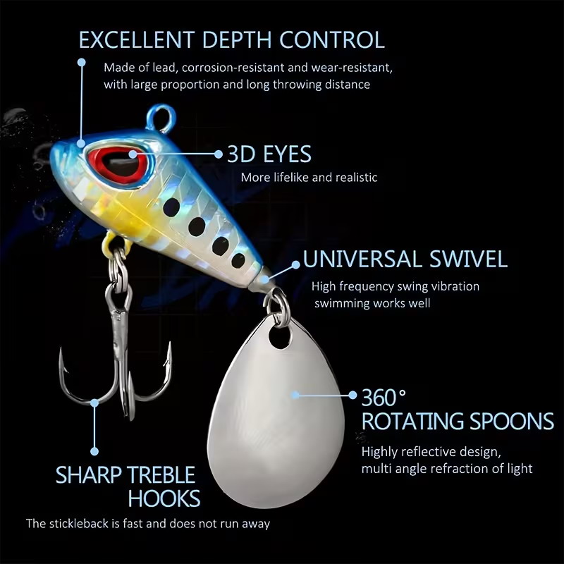 5/6pcs Mini VIB With Spoon Fis - Fishing Lure Crankbait recensie en prijs