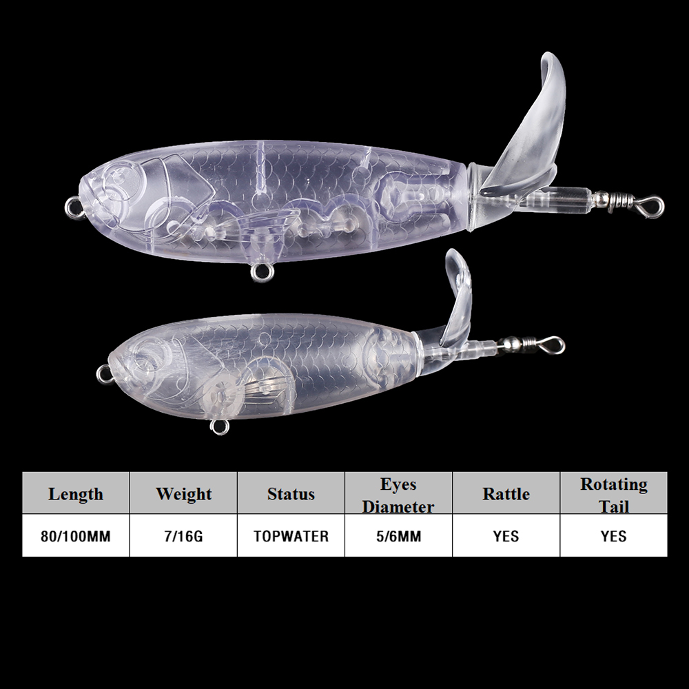 Chan’sHuang 20PCS Unpainted Bl - Fishing Lure Popper recensie en prijs