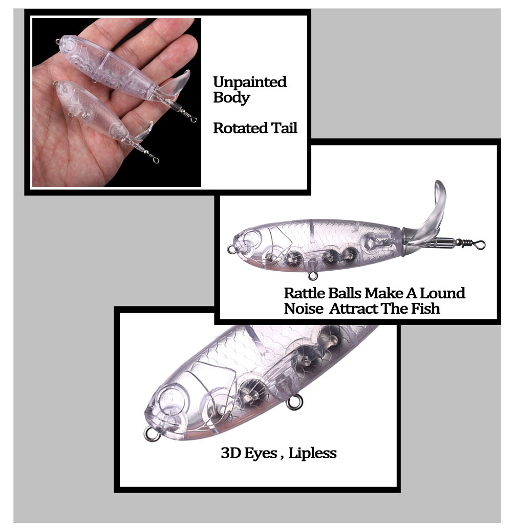 Chan’sHuang 20PCS Unpainted Bl - Fishing Lure Popper recensie en prijs