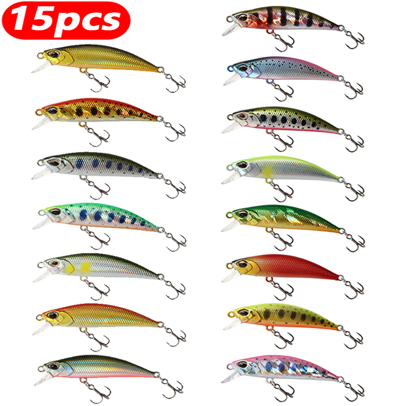 15Pcs Sinking Minnow Fishing L - Fishing Lure Jerkbait recensie en prijs