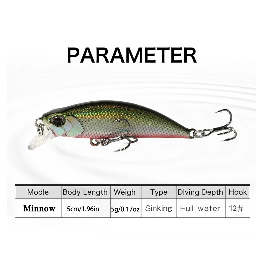 15Pcs Sinking Minnow Fishing L - Fishing Lure Jerkbait recensie en prijs