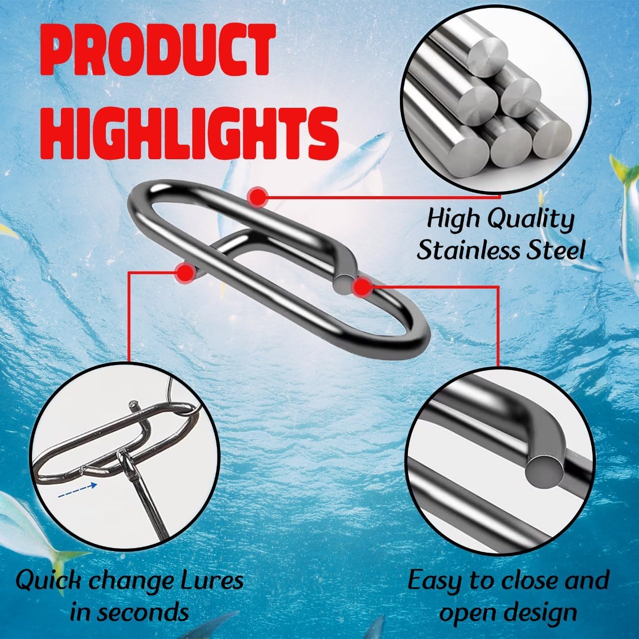9KM Fishing Snap Kit 110pcs Po - Fishing Lure Kit recensie en prijs