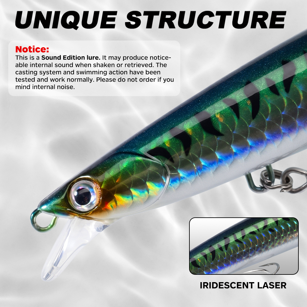 Hunthouse Sound Edition Minnow - Fishing Lure Jerkbait recensie en prijs