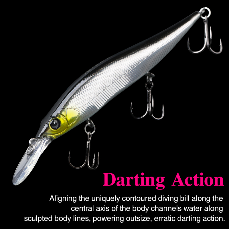 TSURINOYA  Suspending Minnow J - Fishing Lure Jerkbait recensie en prijs