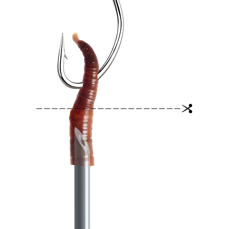 WEIHE 5pcs Earthworm Air Needl - Fishing Lure Kit recensie en prijs