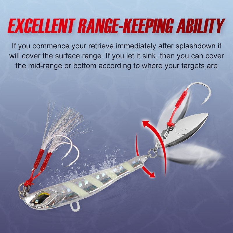 Noeby Blade Jig Lure 21g 28g 4 - Fishing Lure Blade Bait recensie en prijs