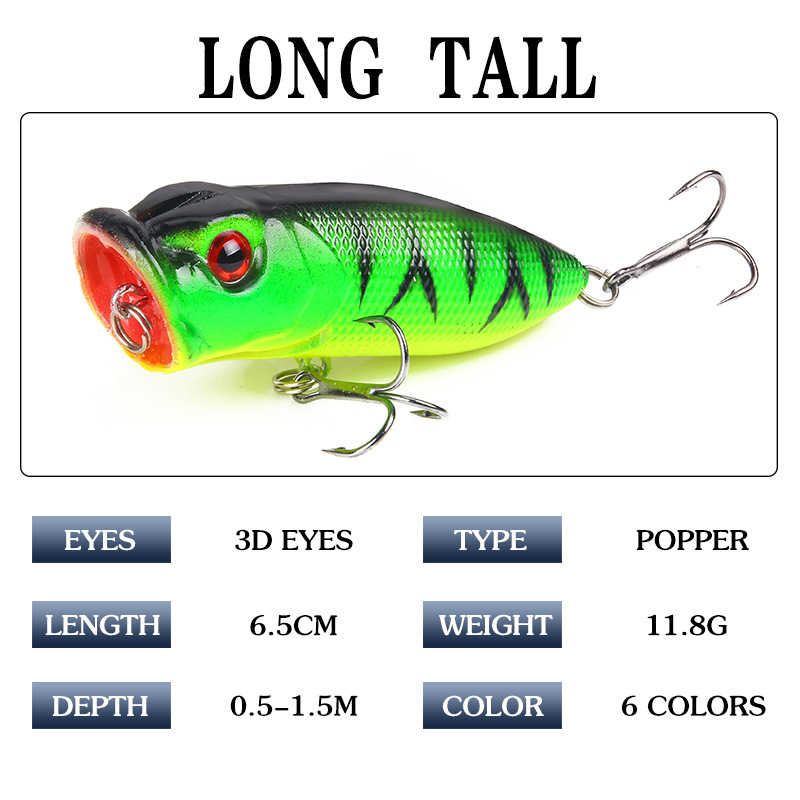 6pcs 6colors（opp bag）/5pcs 5co - Fishing Lure Topwater recensie en prijs