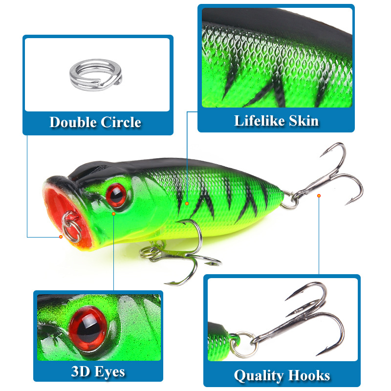 6pcs 6colors（opp bag）/5pcs 5co - Fishing Lure Topwater recensie en prijs