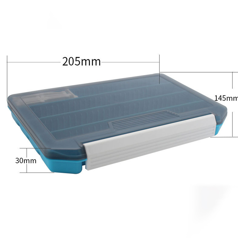 Six color single-layer inserte - Fishing Lure Box recensie en prijs