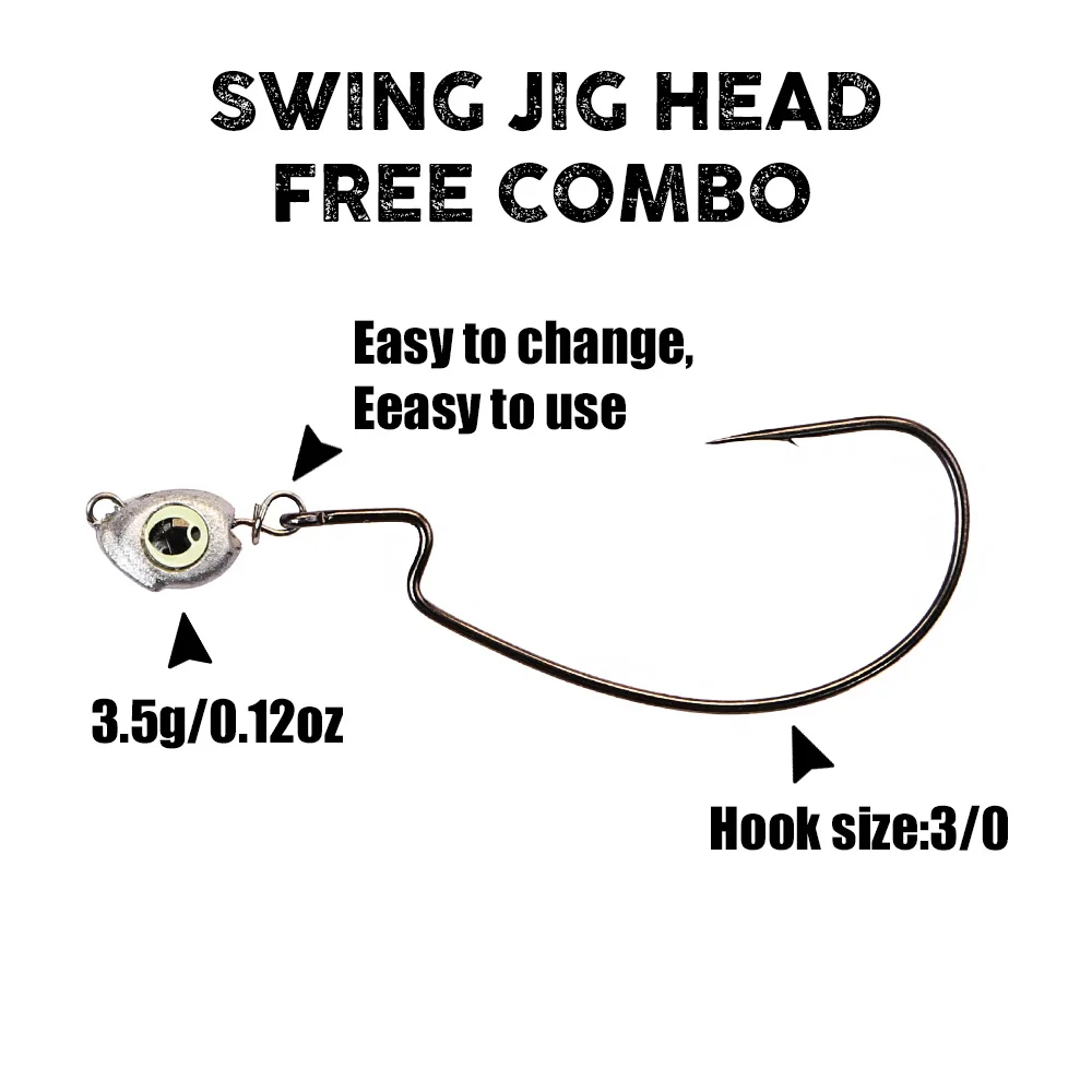 B&U Swing Jig head cheburashka - Fishing Lure Jig recensie en prijs