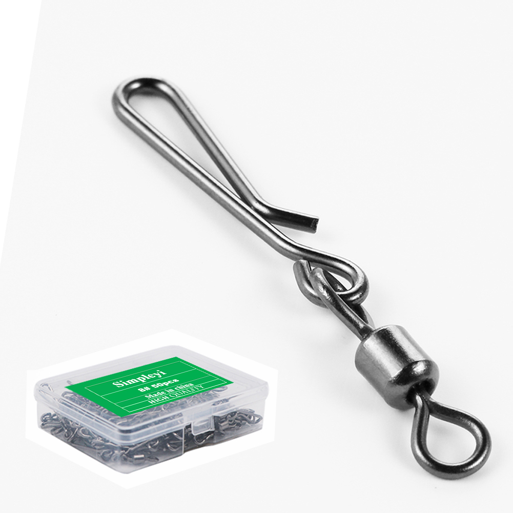 50pcs Box Rolling Swivel With  - Fishing Lure Box recensie en prijs